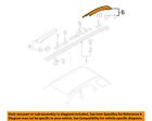 872971f001 Sportage Cover Rack Left Rail Kia 05-10 Oem Roof Luggage Carrier-rear