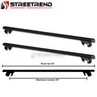 Stdrr5754a50bkfrc Streetrend Blk Aluminum Oval Roof Rack Rail Cross Bars Carrier