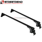 Stdrr69250bkfrc Streetrend Square Blk Aluminum Roof Rack Cross Bars Carrier Window