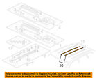 7l6861465a8z8 Strip Carrier-protect Luggage Rail Rack Left Roof