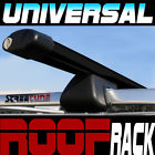 Strr5754a53bkfrc008 Streetune Blk Aluminum Oval Roof Rack Rail Cross Bars Clamps