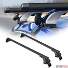 Strr69150bkfrc001 Streetune Black Oval Adjustable Window Frame Roof Rack Rail Cross