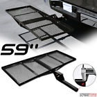 Stthft260001 Streetune Blk Mesh Steel Fold Up Trailer Hitch Cargo Carrier