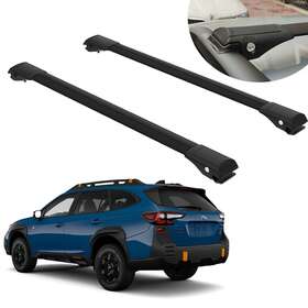 Bstc1wbb194 Subaru For Outback Wilderness 2022-2024 Cross Bars Roof Rack Black Set