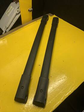 U016408 Subaru Lockable Roof Rack Cross Bars Carrier For Forester 2019-2024 Black