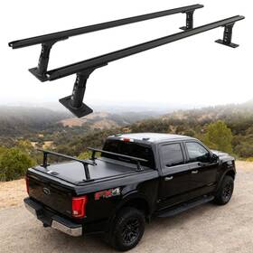 Suvc1998v03 Suvauto Universal Aluminum Truck Bed Tonneau Cover Rack Crossbars Low Profile 2 Bars Set