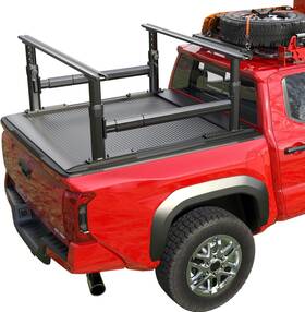 Suc1918v07 Suvwinner Adjustable Truck Bed Rack For Tacoma And Gladiator With Retractable Tonmeau Cover