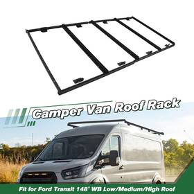 Suvc1563v04 Suvwinner Van Roof Side Rail Solar Panel Bracket For Ford Transit 148ftft Aluminum