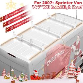 Suvc1914 Suvwinner Suvc1914/c1915/c1916 Roof Rack Side Rails For 2007-on Sprinter Van 144 Inch Wb/170 Ext Wb Gift