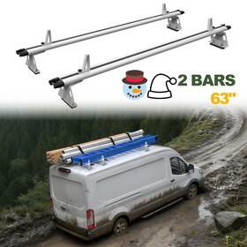 C1958v01 Suvwinner Suvc1958/c1958v01 2/3 Bars 63 Inch Van Roof Rack Fit For Ford Transit Ram Promaster Nissan Nv Gift