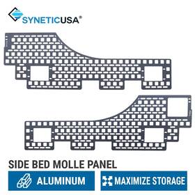 Mp-f150-sh Synetiusa 2pcs Stainless Steel Bedside Mounting Molle Panels For 2004-2026 F-150 5.5ft Bed