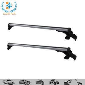 Tfp48708tp Terrific-parts Top Cross Bar Roof Rack Luggage Cargo Carrier 48 Inch Universal Car With 3 Kinds Clamp