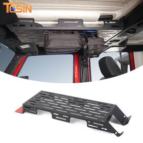 Tesin26042716 Tesin Overhead Roof Top Mount Molle Panel Luggage Rack For 2007-2018 Jeep Wrangler Jk