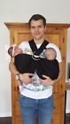 Tgroo-1 Uchi Twin Baby Carrier Black Or Royal Blue Use Wet