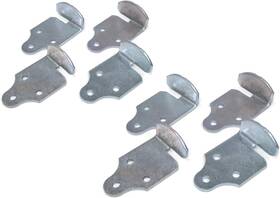 Qsi-159 The Rop Shop 8 Pc Utility Trailer Wood Sides Latch Rack Stake Body Silver
