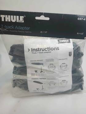 697400 Thule 002253026666 Sweden T-track Adapter 697-4 / 20x27mm Powergrip Fastgrip Fastclick