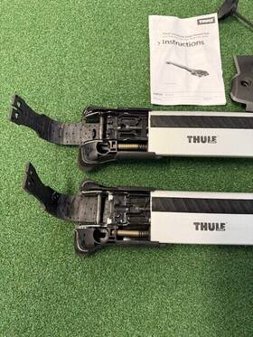 Thule 091021531604 Aeroblade Edge Vehicles With Raised Rails 2 Crossbars Locks