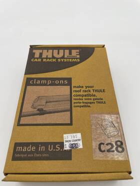 Thule 091021700284 Sweden C28 Clamp-ons Car Rack Systems Brand New