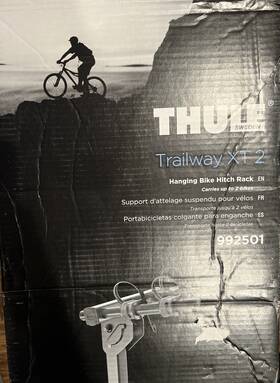 992501 Thule 091021741683 Trailway Xt 2 Hanging Bike Hitch Rack Preowned