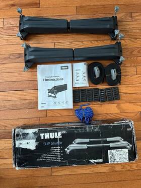 Thule 091021938625 Adjustable Surf / Sup Board Shuttle Roof Rack Carrier 811 - Used With Box