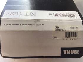 14182702 Thule Roof Rack Kit #1827 Fit Toyota Tacoma 4 Door Double Cab 1827