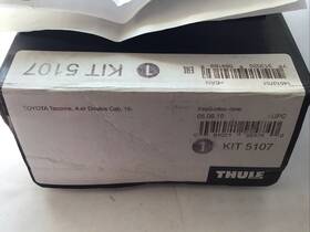 14510701 Thule Roof Rack Kit #5107 Fit Toyota Tacoma 4 Door Double Cab 5107 Box 1
