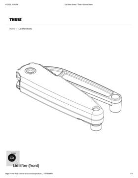 1500014956 Thule Lid Lifter Part