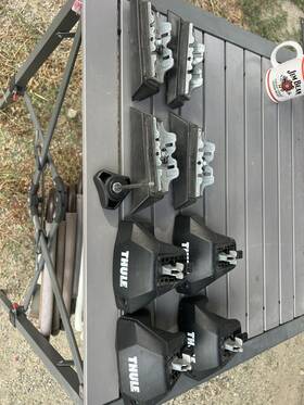187094 Thule Fixpoint Evo Roof Rack Feet And Subaru Wrx Fit Kit