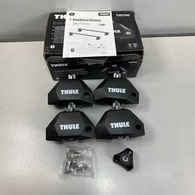 201th710700 Thule Evo Fixpoint Foot For Vehicles Four-pack Black One-size