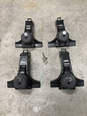 300101 Thule Rapid Gutter Towers - 300r Locks And Keys Set Of Four