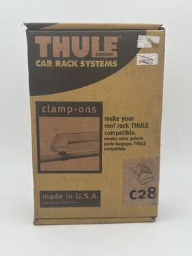 500-5171 Thule Clamp-on C28 Car Rack Sytems New In Box Made Usa 4 Clamp Ons Nib