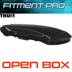 639450 Thule Motion 3 Xl Low Roof Box Cargo Rack Locking Glossy Black 84.8 Inch Long