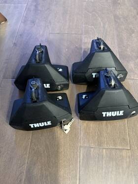 710500 Thule Evo Clamp Foot Pack 4 Locks / 2 Keys