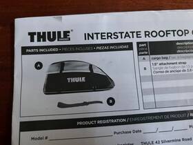 Thule 744288842166 Interstate 869 Cargo Bag 16 Cubic Feet Used For One 5 Day Trip