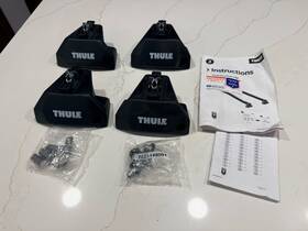 Thule 8548791001 Evo Flush Rail Roof Rack Kit 4 Black