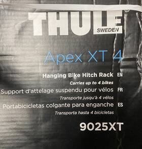 Zaw-071-105-n-dsp Thule Zaw071105ndsp Apex Xt 4 9025xt Hitch Mount Bike Rack Audi New Oem