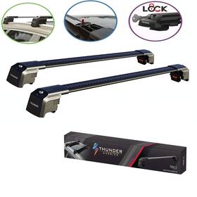 Trx2bg Thunder Carrier Roof Rack Cross Bars For Bmw X1 2023 2024 2025 Lockable Black Or Gray Aluminum