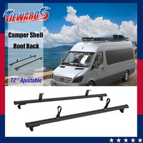 Ti-c682v03 Tiewards 72 Inch Pickup Truck Topper Ladder Roof Rack Camper Shell For Van Trailer With Hardware