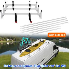 Tic1831v03 Tiewards Ladder Roof Rack And Side Rail For Mercedes Sprinter High 170 Inch Ext Wb
