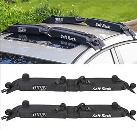023048608 Tirol Universal Auto Soft Car Roof Rack Carrier Luggage Easy 2 Piece