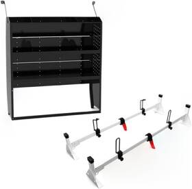 Mnc957v01 Tixo Mnc957v01/c437v01 42 Inch Wx46 Hx13 D Cargo Van Shelving Storage 54 Ladder Rack For Ford Transit