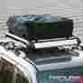 Rr-689b-50-sl-frc Tlrr-072-sl-frc Rr-bag-bk Topline Autopart 49 Silver Square Roof Rail Rack Cross Bars Kit Cargo Carrier Luggage Basket T3