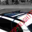 Tlrr-5754a-50-bk-frc Topline Autopart 50 Black Oval Adjustable Roof Rail Rack Cross Bars Cargo Luggage Carrier Kit T2