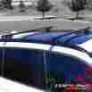 Tlrr-689b-54-bk-frc Topline Autopart 52 Blk Square Type Roof Rail Rack Cross Bar Cargo Luggage Carrier Kit Clamps T6