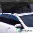 Tlrr-690m-54-bk-frc Rr-bag-bk Topline Autopart Black Aluminum 55 Window Frame Roof Rail Rack Cross Bars Cargo Carrier Bag T10