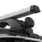 Tlrr-690m-54-sl-frc Topline Autopart 55 Silver Aluminum Window Frame Roof Rail Rack Cross Bars Cargo Carrier Kit T5