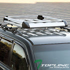 Rr689b50slfrc004 Tlrr072slfrc Topline Autopart Silver Square Roof Rail Rack Cross Bars Kit