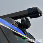 Tlrr69250bkfrc013 Topline Autopart Blk Aluminum Square Window Frame Roof Rail Rack