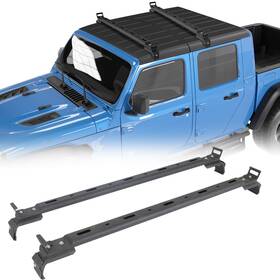 Tmy.b021 Tokmowin Aluminum Roof Rack Cross Bars For 07-24 Jeep Wrangler Jk Jl Unlimited&gladiator