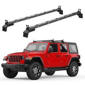 Tmy.b022 Tokmowin Black Roof Rail Rack Cross Bars For Jeep Wrangler Jl Jk Gladiator 2007-2024